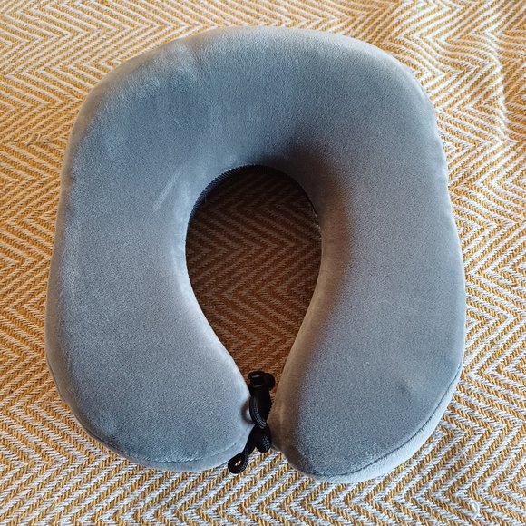Super Soft Travel Airplane Memory Foam Pillow Neck Support Comfort Plane Sleep - Picture 2 of 9